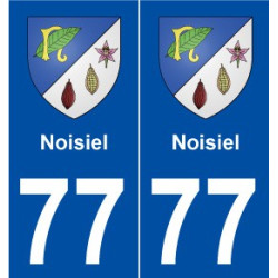 77 Noisiel blason autocollant plaque stickers ville