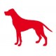 Autocollant Chien stickers adhesif