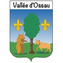 Autocollant blason Vallée Ossau béarn stickers adhésif