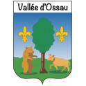 Etiqueta engomada de la capa de brazos de Valle de Ossau béarn pegatinas adhesivo