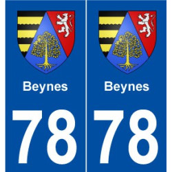 78 Beynes blason autocollant plaque stickers ville