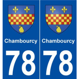 78 Chambourcy blason autocollant plaque stickers ville