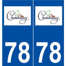 78 Chambourcy logo autocollant plaque stickers ville