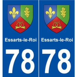 78 Essarts-le-Roi blason autocollant plaque stickers ville