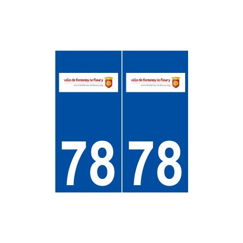 78 Fourqueux logo autocollant plaque stickers ville