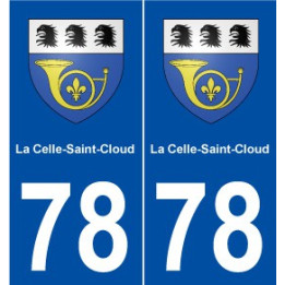 78 La Celle-Saint-Cloud blason autocollant plaque stickers ville