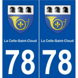 78 La Celle-Saint-Cloud blason autocollant plaque stickers ville
