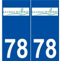 78 La Celle-Saint-Cloud logo autocollant plaque stickers ville