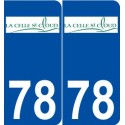 78 La Celle-Saint-Cloud logo autocollant plaque stickers ville
