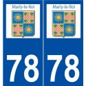 78 Marly-le-Roi logo autocollant plaque stickers ville