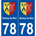 78 Noisy-le-Roi blason autocollant plaque stickers ville