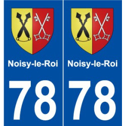 78 Noisy-le-Roi blason autocollant plaque stickers ville