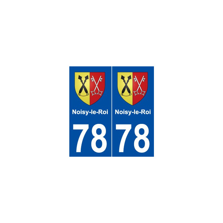 78 Noisy-le-Roi blason autocollant plaque stickers ville