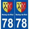 78 Noisy-le-Roi blason autocollant plaque stickers ville