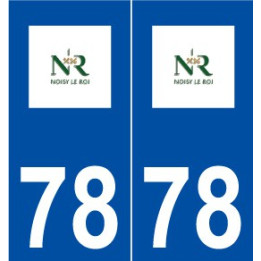78 Noisy-le-Roi logo autocollant plaque stickers ville