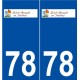 78 Saint-Arnoult-en-Yvelines logo autocollant plaque stickers ville