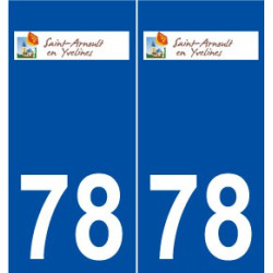 78 Saint-Arnoult-en-Yvelines logo autocollant plaque stickers ville