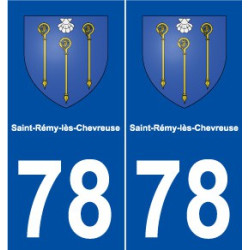 78 Saint-Rémy-lès-Chevreuse blason autocollant plaque stickers ville