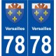 78 Versailles blason autocollant plaque stickers ville