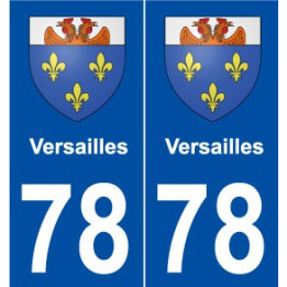 78 Versailles blason autocollant plaque stickers ville