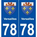 78 Versailles blason autocollant plaque stickers ville