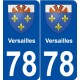 78 Versailles blason autocollant plaque stickers ville