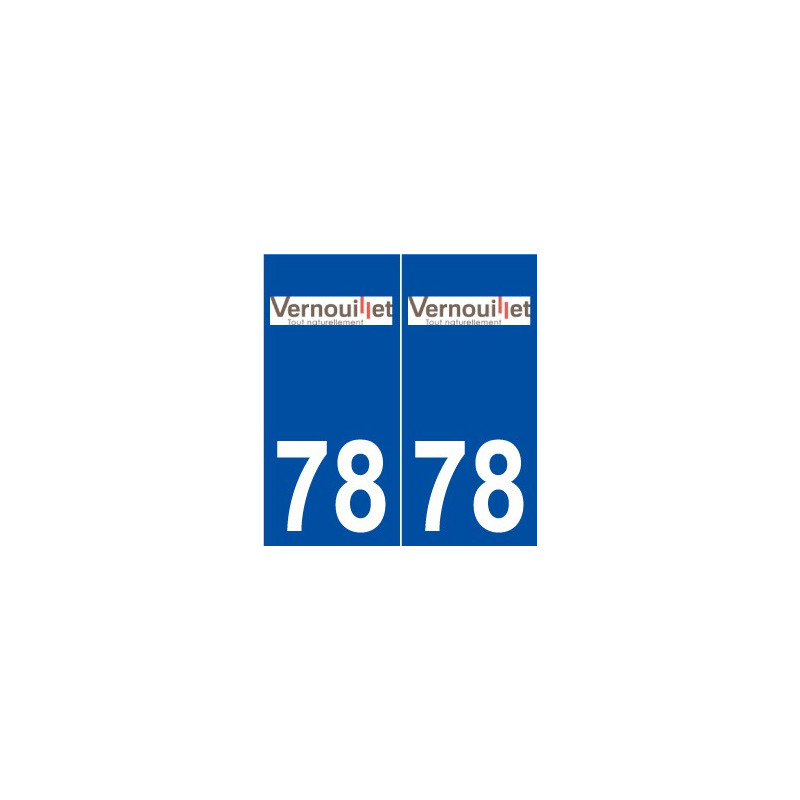 78 Vernouillet logo autocollant plaque stickers ville