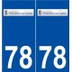 78 Villennes-sur-Seine logo autocollant plaque stickers ville