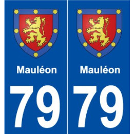 79 Mauléon blason autocollant plaque stickers ville