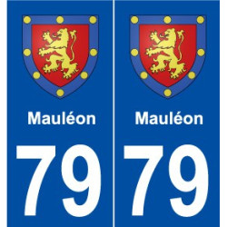 79 Mauléon blason autocollant plaque stickers ville