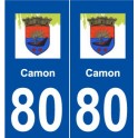 80 Camon logo autocollant plaque stickers ville