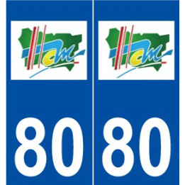 80 Ham logo autocollant plaque stickers ville