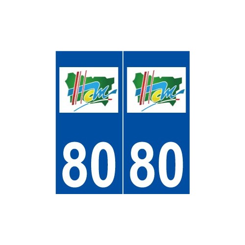 80 Ham logo autocollant plaque stickers ville
