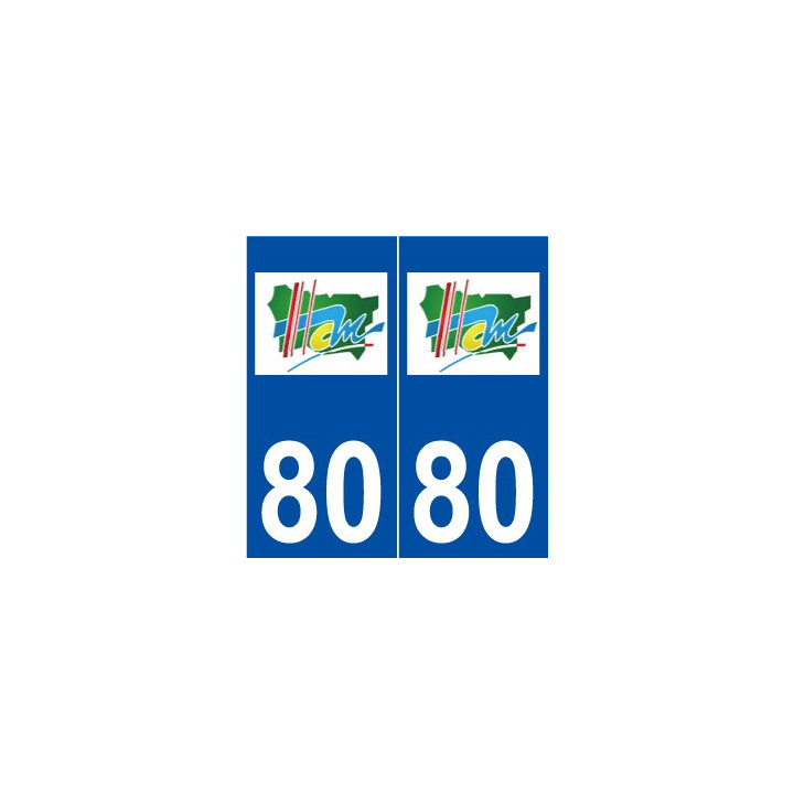 80 Ham logo autocollant plaque stickers ville