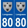 80 Longueau blason autocollant plaque stickers ville