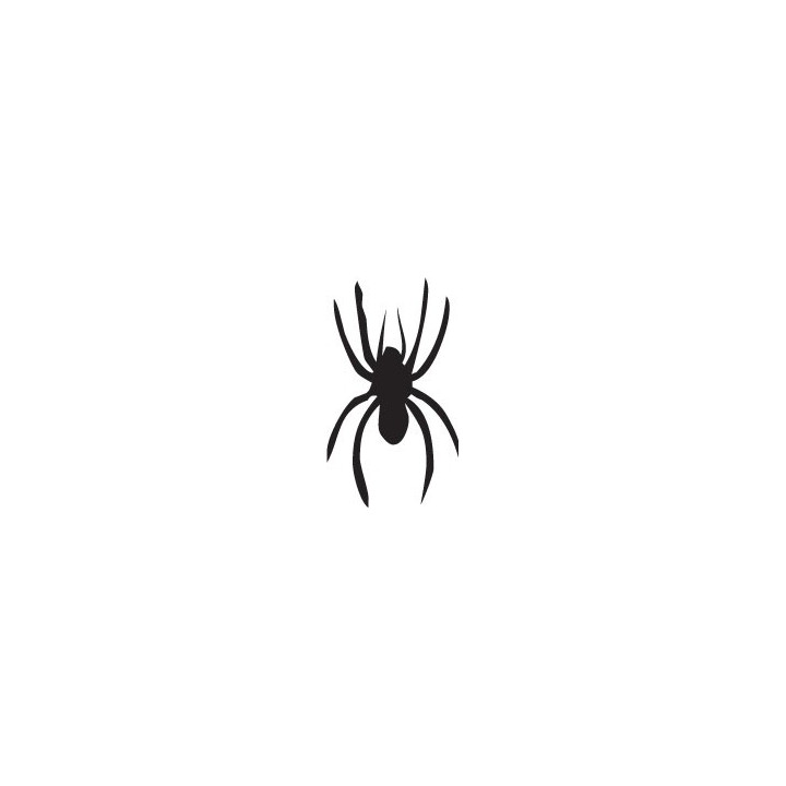 Autocollant sticker araignée spider noir