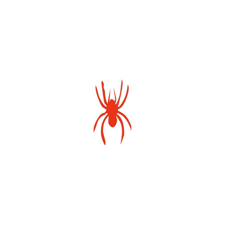 Autocollant sticker araignée spider noir