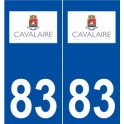 83 Cavalaire-sur-Mer logo autocollant plaque stickers ville