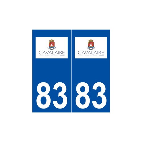83 Cavalaire-sur-Mer logo autocollant plaque stickers ville