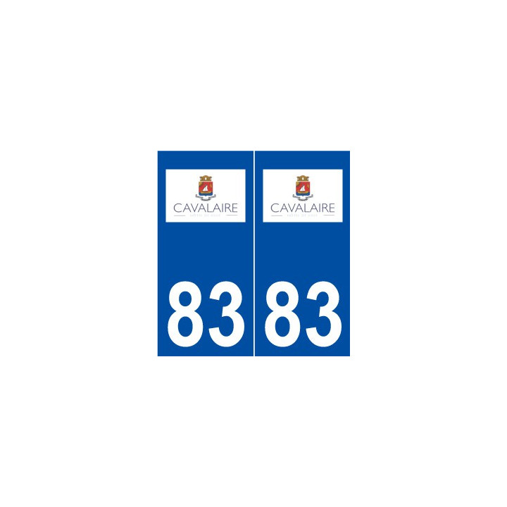 83 Cavalaire-sur-Mer logo autocollant plaque stickers ville