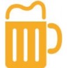 Autocollant chope de bière stickers 