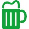 Autocollant chope de bière stickers 