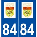 84 Camaret-sur-Aigues logo autocollant plaque stickers ville