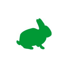 Sticker lapin adhésif autocollant