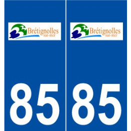 85 Bretignolles-sur-Mer logo autocollant plaque stickers ville