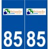 85 Bretignolles-sur-Mer logo autocollant plaque stickers ville