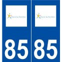 85 La Ferrière logo autocollant plaque stickers ville