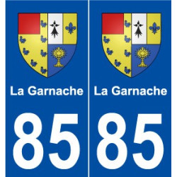 85 La Garnache blason autocollant plaque stickers ville