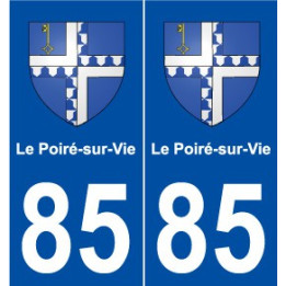 85 Le Poiré-sur-Vie blason autocollant plaque stickers ville