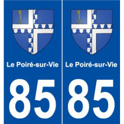 85 Le Poiré-sur-Vie blason autocollant plaque stickers ville
